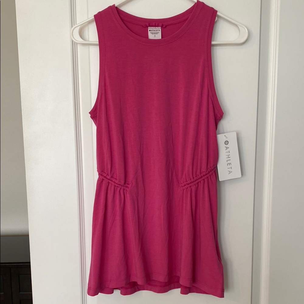 Athleta Fuchsia Sleeveless Tunic - Picture 1 of 10